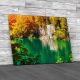 Autumn At Plitvice Lakes Croatia Canvas Print Large Picture Wall Art