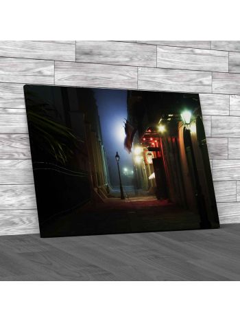 City Light From Orient Canvas Print Large Picture Wall Art