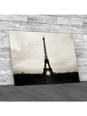 Eiffel Tower Skyline Canvas Print Large Picture Wall Art