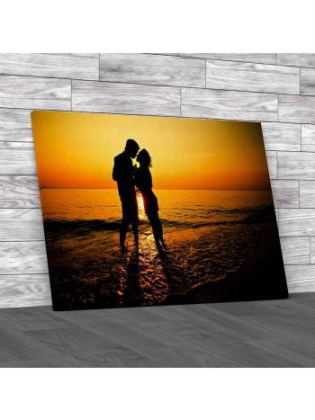 Love In Tides Way Canvas Print Large Picture Wall Art