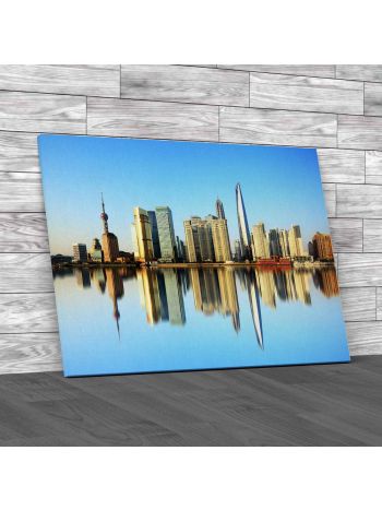 Shanghai China Skyline Canvas Print Large Picture Wall Art
