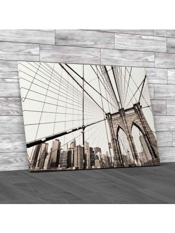 Brooklyn Bridge New York City Canvas Print Large Picture Wall Art