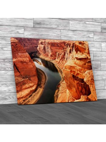 The Colorado River In Grand Canyon Canvas Print Large Picture Wall Art