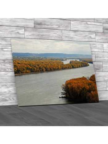 Mississippi River Canvas Print Large Picture Wall Art