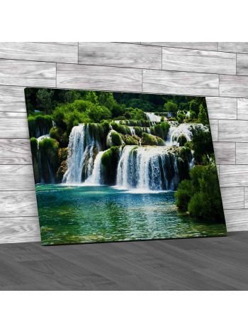 Waterfalls Canvas Print Large Picture Wall Art