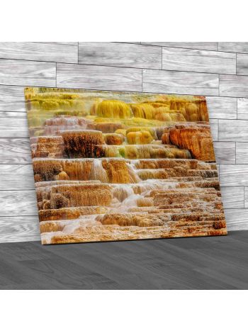 Yellowstone Palette Canvas Print Large Picture Wall Art