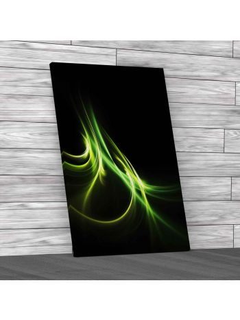 Abstract Light Swirls Canvas Print Large Picture Wall Art